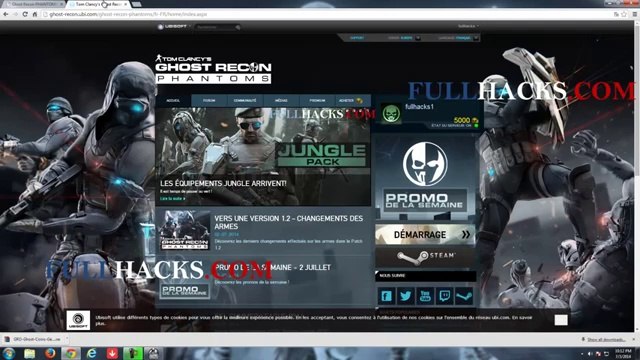 Ghost Recon Online Pièces Ghost Générateur - GRO PHANTOMS Hack 2014