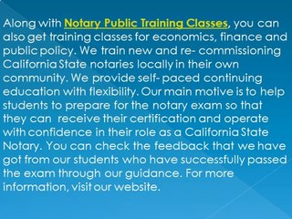 Best Training Classes At Notary Public Institute
