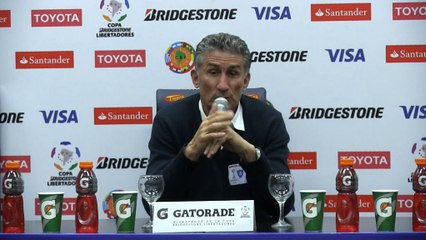Copa Libertadores - Bauza nombra al Papa en la alegría