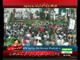 Dr. Tahir ul Qadri's Exclusive Talk with Express News from PAT Inqilab March