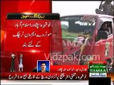 CM Pervaiz Khattak with hundreds of vehicles leaves from Naushera to join PTI Azadi March