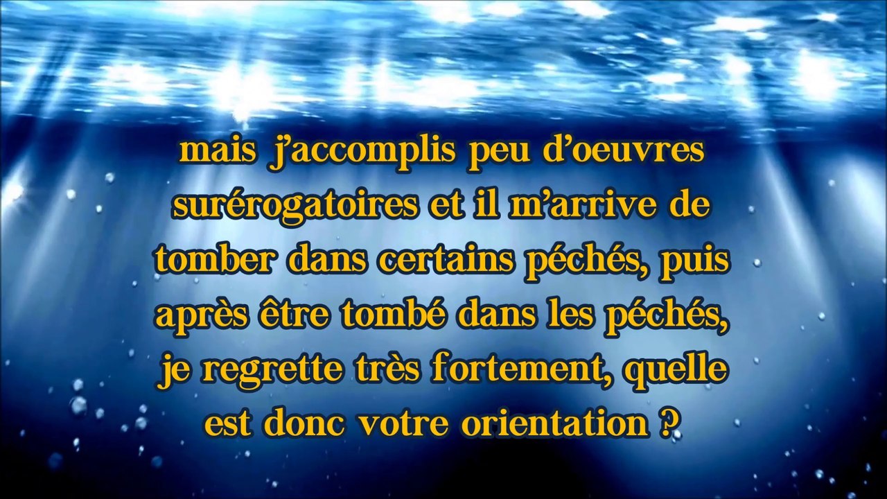 Conseil pour quelqu’un qui a une grande peur du châtiment d’Allah