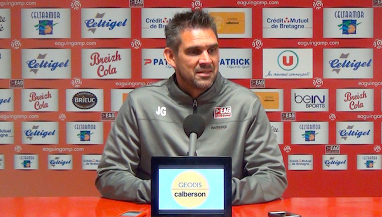 EAG TV : La conférence de presse de Jocelyn Gourvennec avant Lens-Guingamp