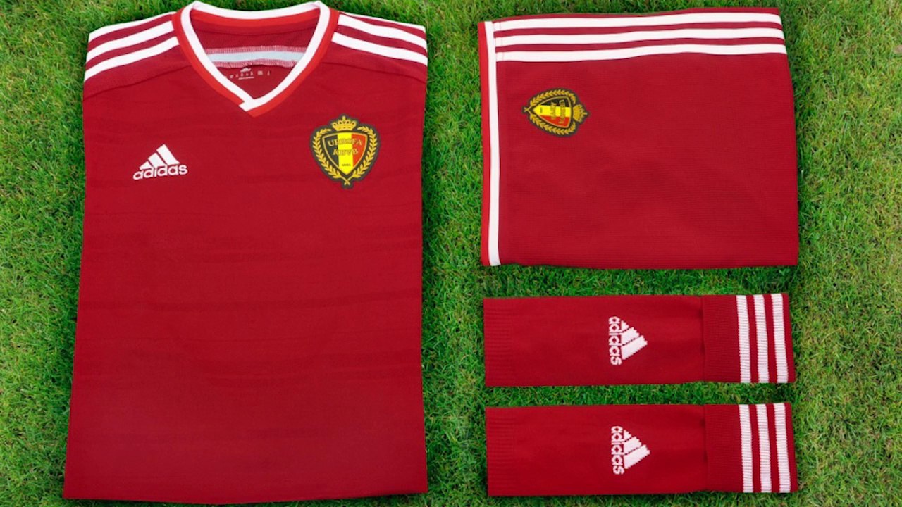 Les nouveaux maillots de la Belgique dévoilés !