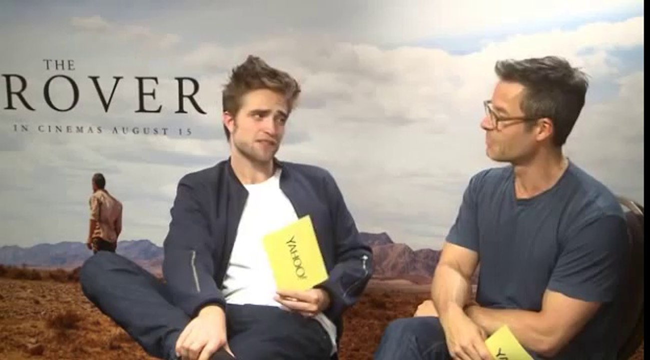 06.08.2014 UK Press JunketThe Rover  Preview#2 Rob and Guy interview for Yahoo