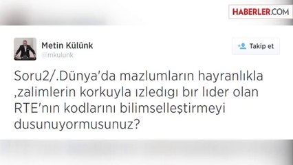 AK Partili Vekil: Her Üniversitede RTE Kürsüsü Kurulmalı