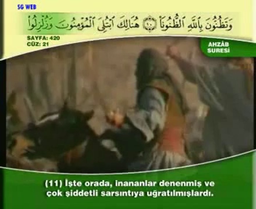 Deprem ayeti 2 - Ahzab Suresi 10-11.ayetler - Abdussamed