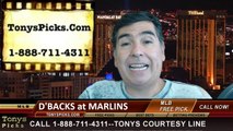Miami Marlins vs. Arizona Diamondbacks Pick Prediction MLB Odds Preview 8-14-2014