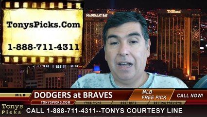 MLB Pick Prediction Atlanta Braves vs. LA Dodgers Odds Preview 8-14-2014