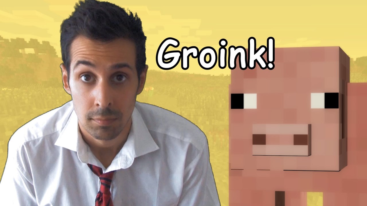 LUCIEN SUR MINECRAFT - Copain comme cochon