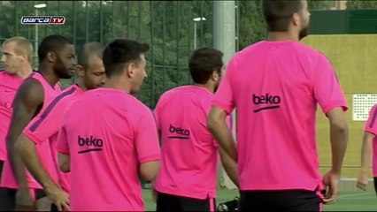 Neymar recovered for training