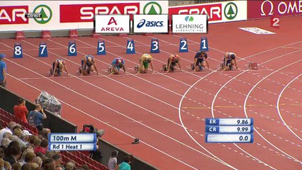 ChE 2014 athlétisme, série 100m Lemaitre