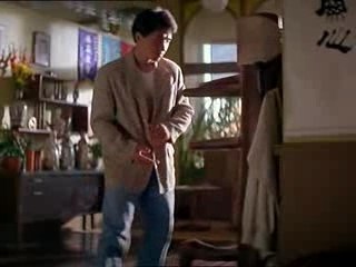 Wing Chun Jackie Chan With Wooden Dumm