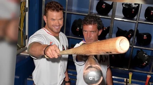 Kellan Lutz and Antonio Banderas Get Sporty