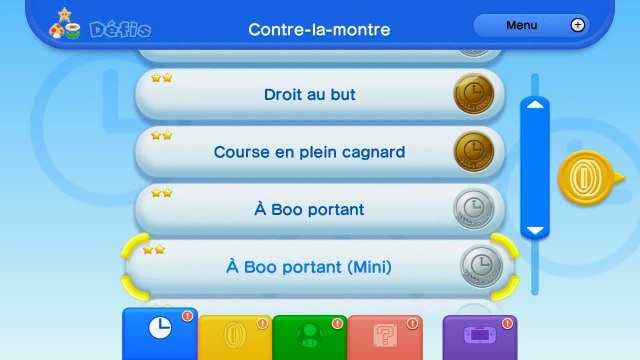 New Super Mario Bros. U - Défis - Contre-la-montre