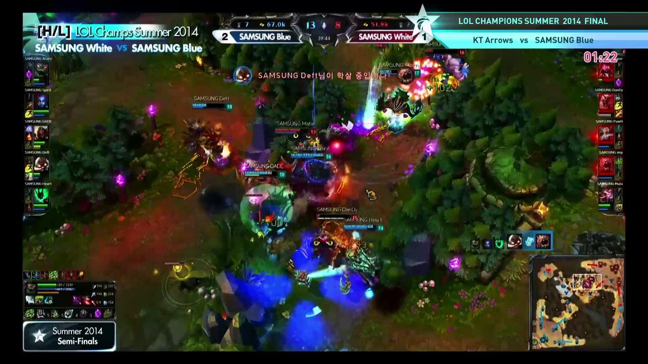 KT Arrows vs SAMSUNG Blue - FINAL - OGN Summer 2014 PART 2