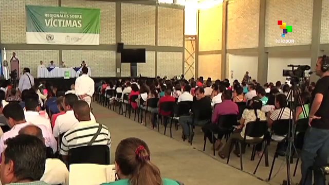 Colombian victims of the conflict present in peace talks