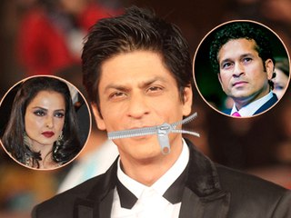 SHOCKING !! Shahrukh Khan Reaction On Rekha And Sachin's Parliament Attendents