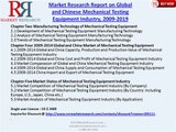 Global and Chinese Mechanical Testing Equipment Industry 2009-2019