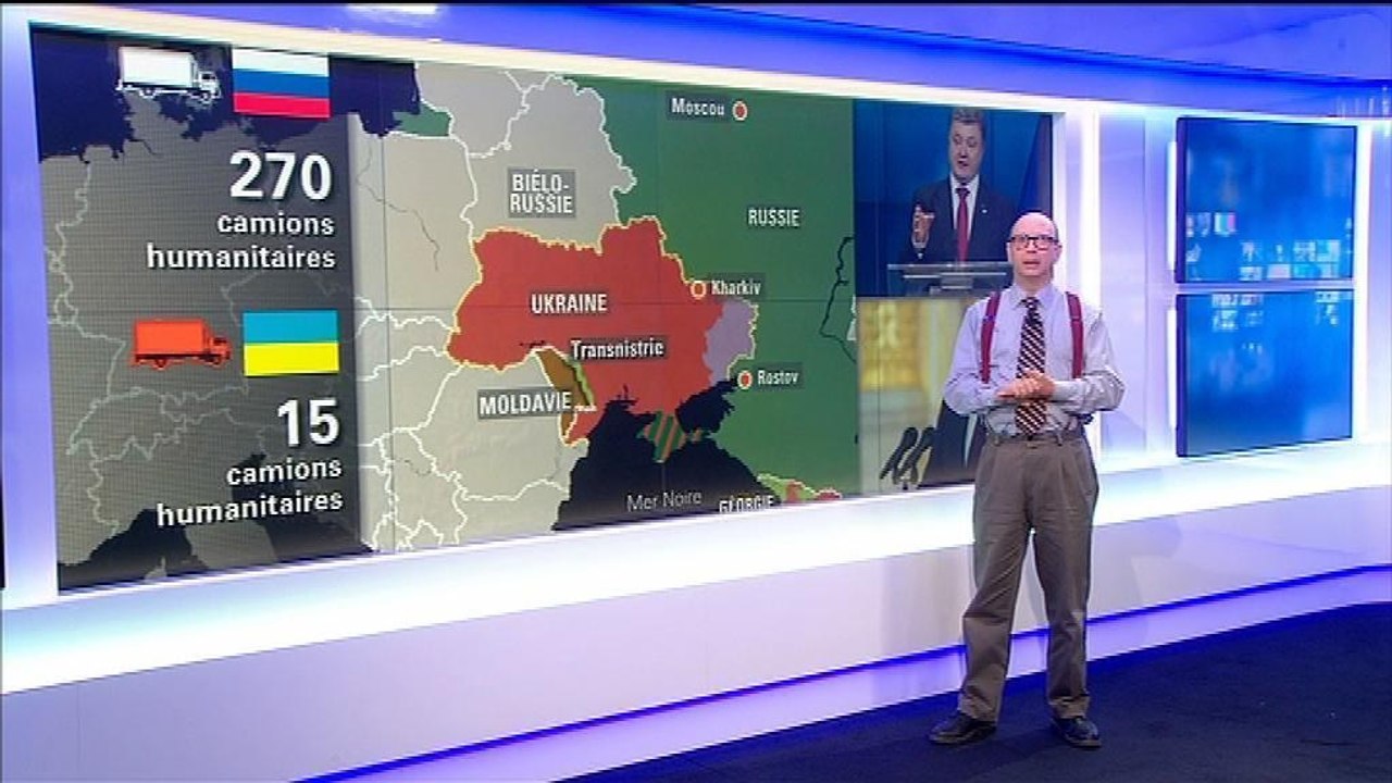 Ukraine : "Personne ne peut dire où se trouve le convoi humanitaire", selon Harold Hyman