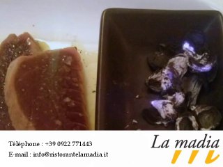 Cucina creativà e ristorante gastronomia La Madia Sicilia