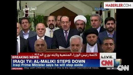 Irak Başbakan'ı Maliki Görevi Bıraktı