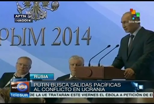 Rusia busca salidas pacíficas al conflicto en Ucrania