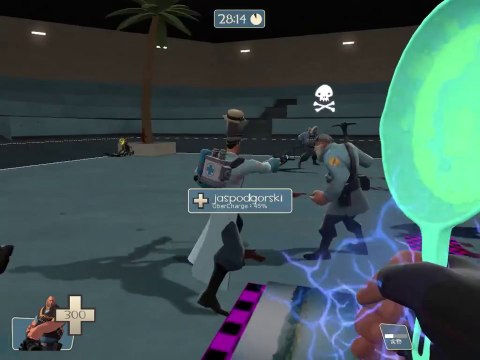 Slender Fortress 2~(Team Fortress 2 mod) 到此遊玩 6 - 下樓梯_Slenderman