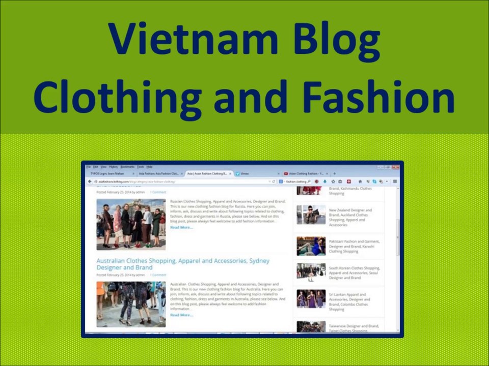 Vietnam Fashion Clothing Designers and Brands