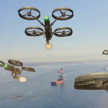 Drones atacam na Baía de Guanabara, Rio de Janeiro