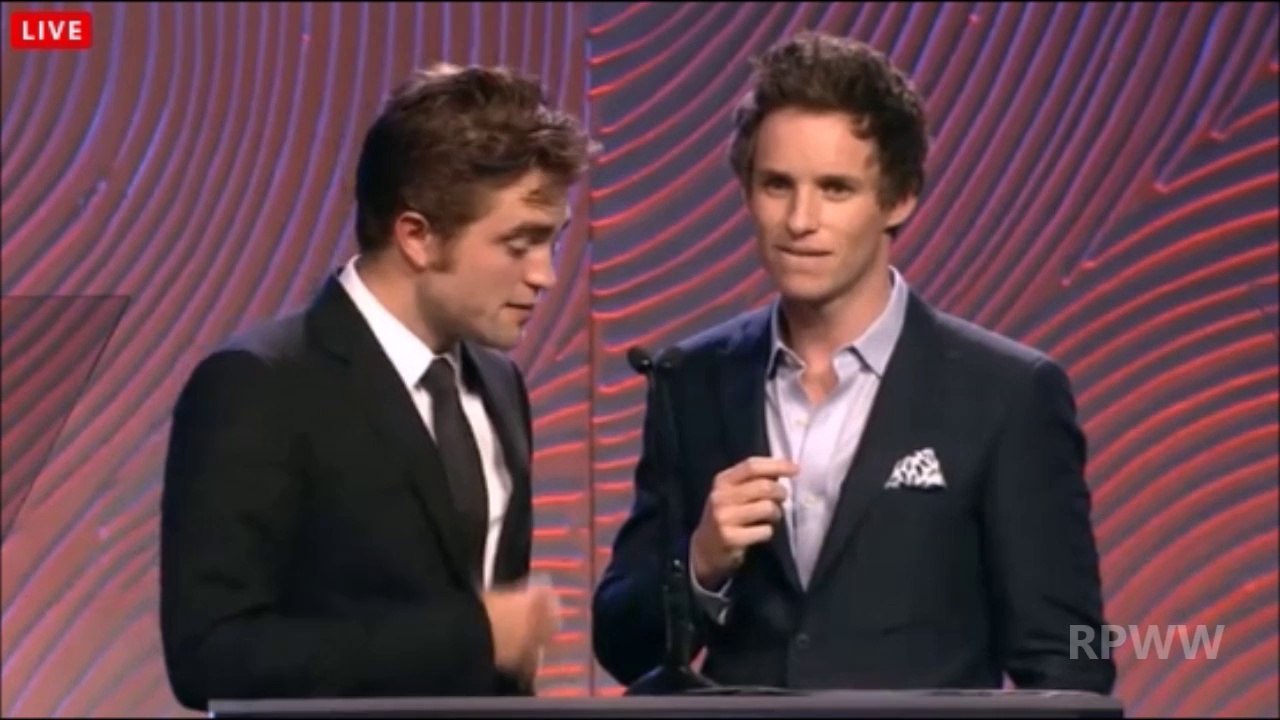 Robert Pattinson and Eddie Redmayne Presenting at HFPA Charity Event