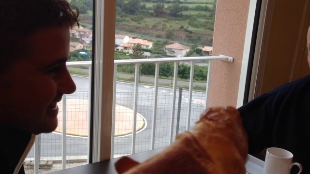 Petit déjeuner avec Romain FOURNIER avant les huitièmes du Mondial de Millau tête-à-tête