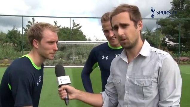 Funny World Cup 2014 ~ Funny Football ~ Spurs Crossbar Challenge Ft Eriksen, Holtby And Kane