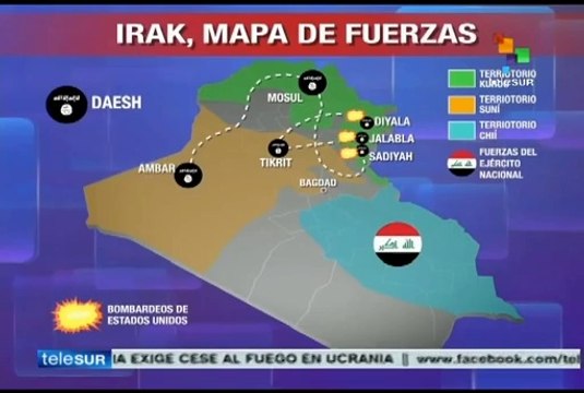 Grupos yihadistas avanzan por el control territorial de Irak