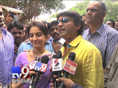 Gollywood stars Hitu Kanodia, Mona Thiba tie the knot, Ahmedabad - Tv9 Gujarati