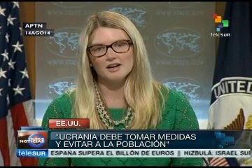 EE.UU. pide a Ucrania ejercer contención para evitar víctimas civiles