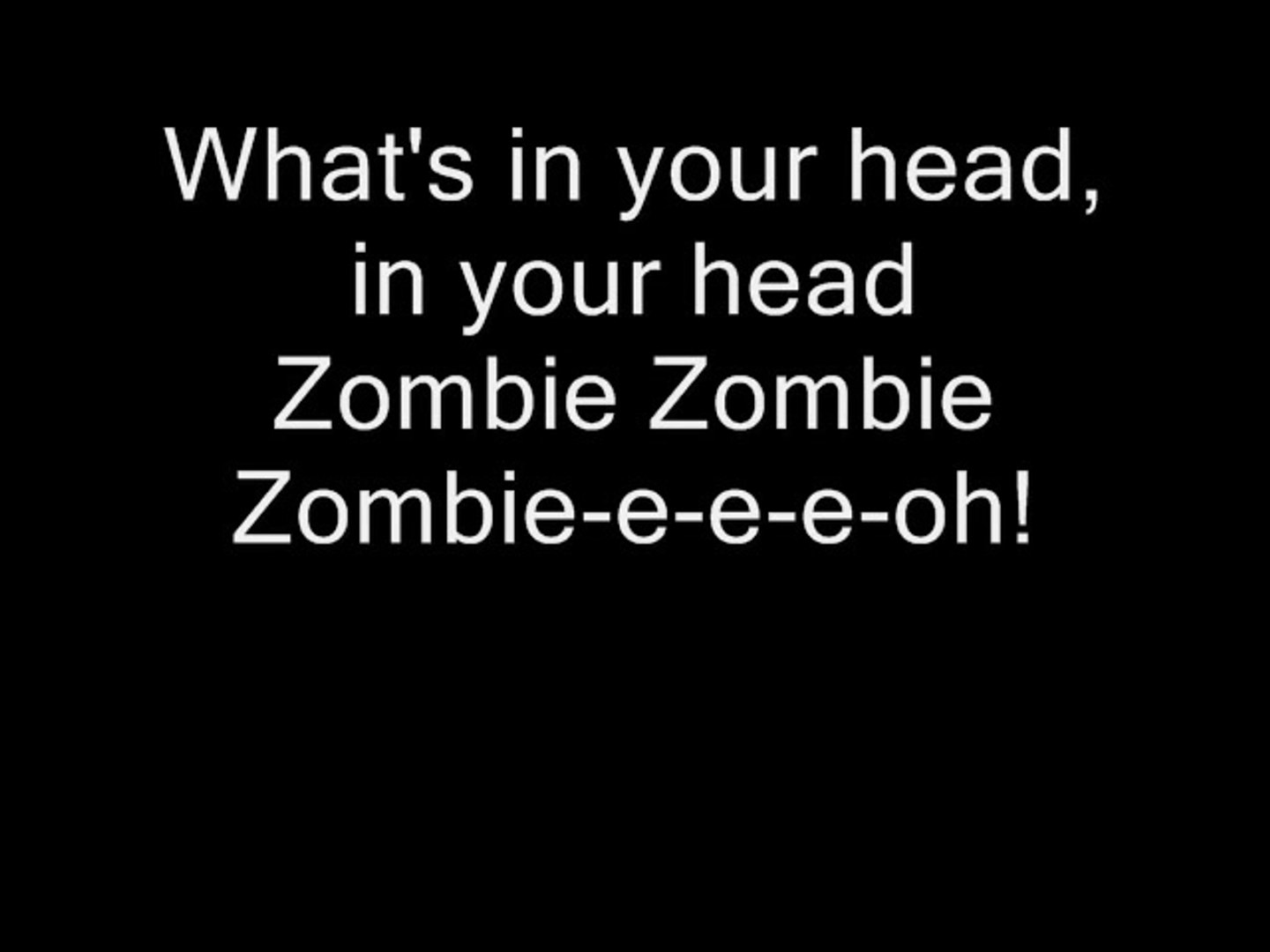 Zombie by The Cranberries  The cranberries lyrics, Zombie lyrics, The  cranberries zombie