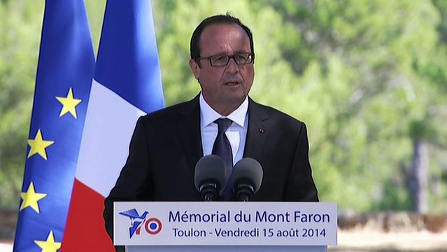70ème anniversaire du débarquement de Provence : la cérémonie du Mont-Faron #Provence1944