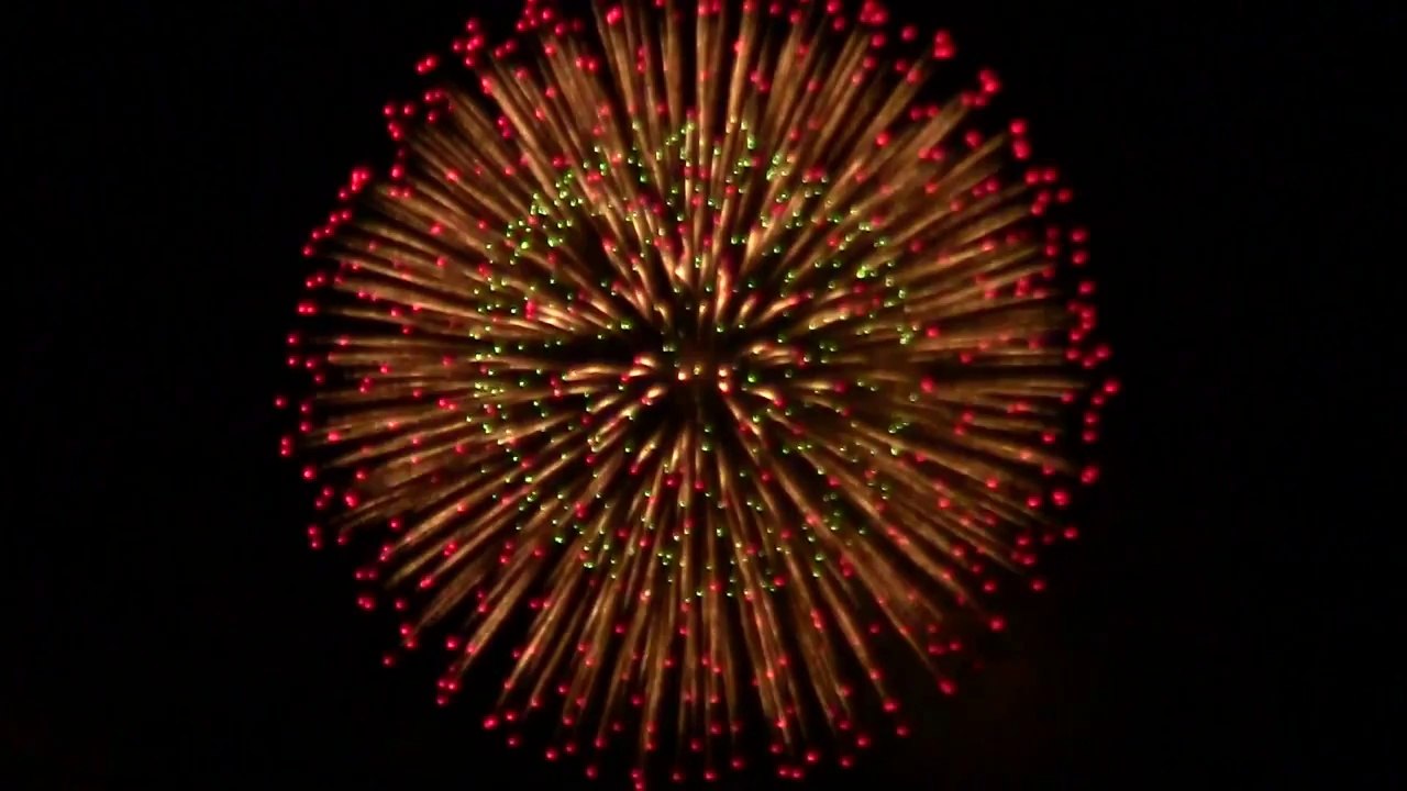 Japanese Fire work [kowai river ｆireworks 2014]