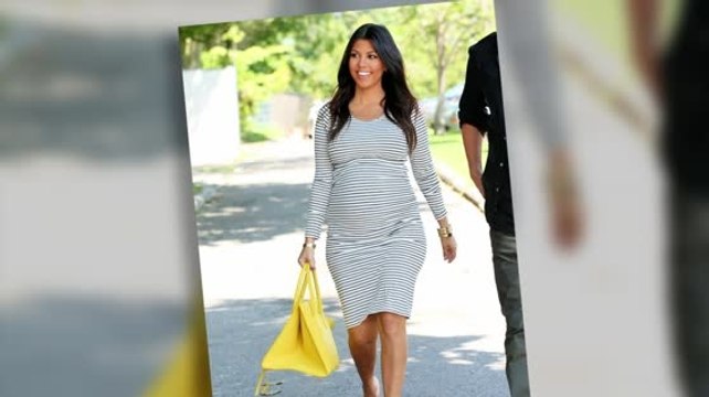 Kourtney Kardashian Shows Just How You Work Maternity Wear