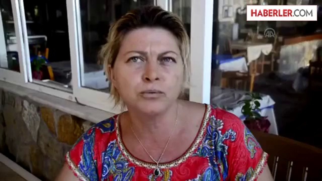 Tekne yangını cep telefonu kamerasında -