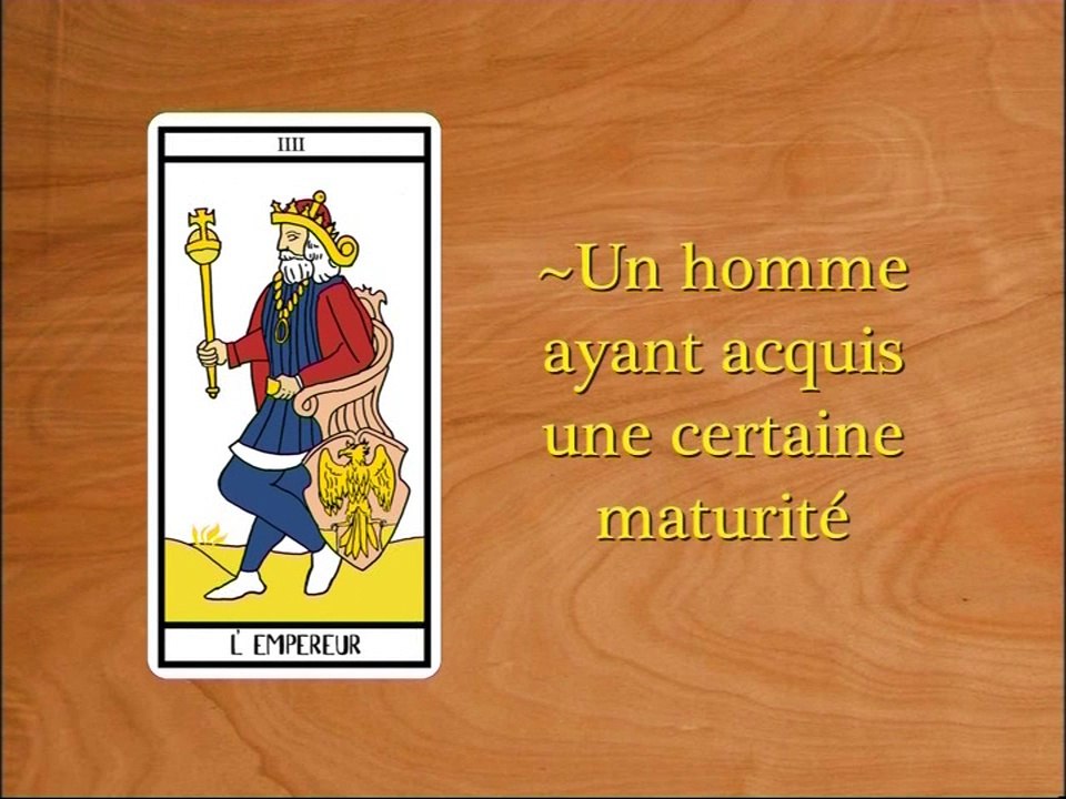 Voyance - Tarot de Marseille {L'Empereur Lame 4} Arcane IIII