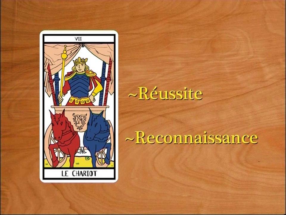 Voyance - Tarot de Marseille {Le Chariot Lame 7} Arcane VII