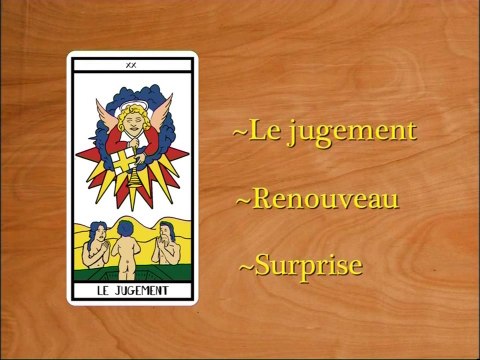 Voyance - Tarot de Marseille {Le Jugement Lame 20} Arcane XX