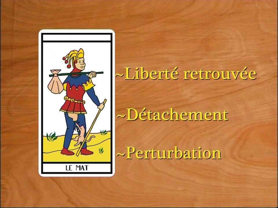 Voyance - Tarot de Marseille {Le Mat Lame 22} Arcane XXII