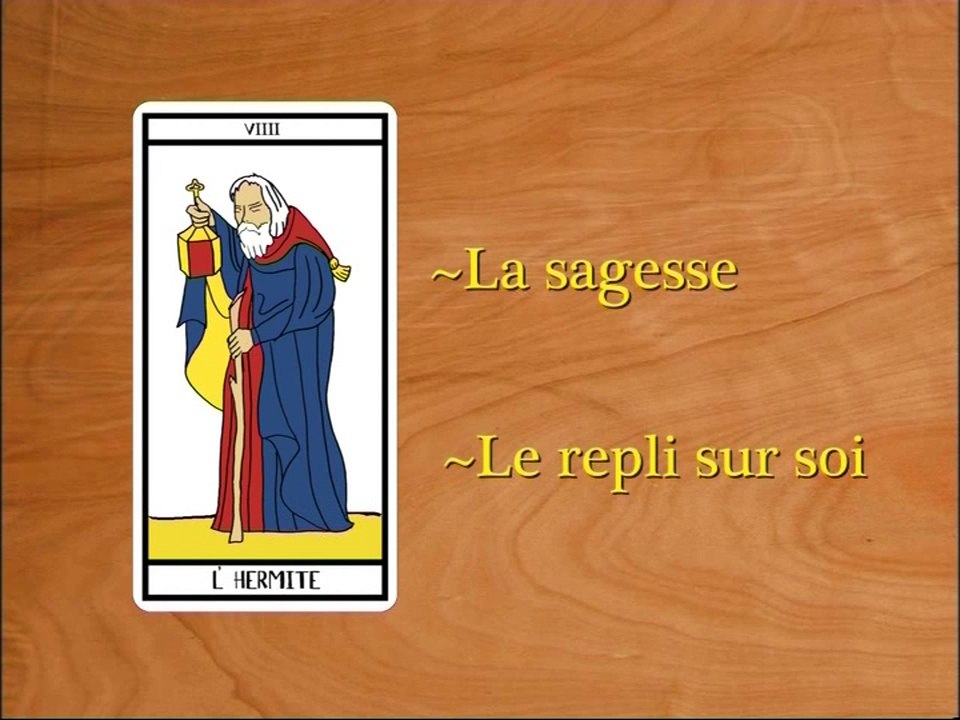 Voyance - Tarot de Marseille {l'Hermite Lame 9} Arcane VIIII