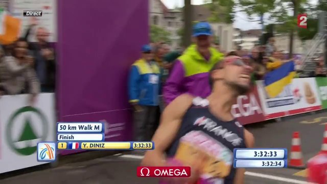 Athlétisme : Yohann Diniz bat le record du monde du 50 km marche