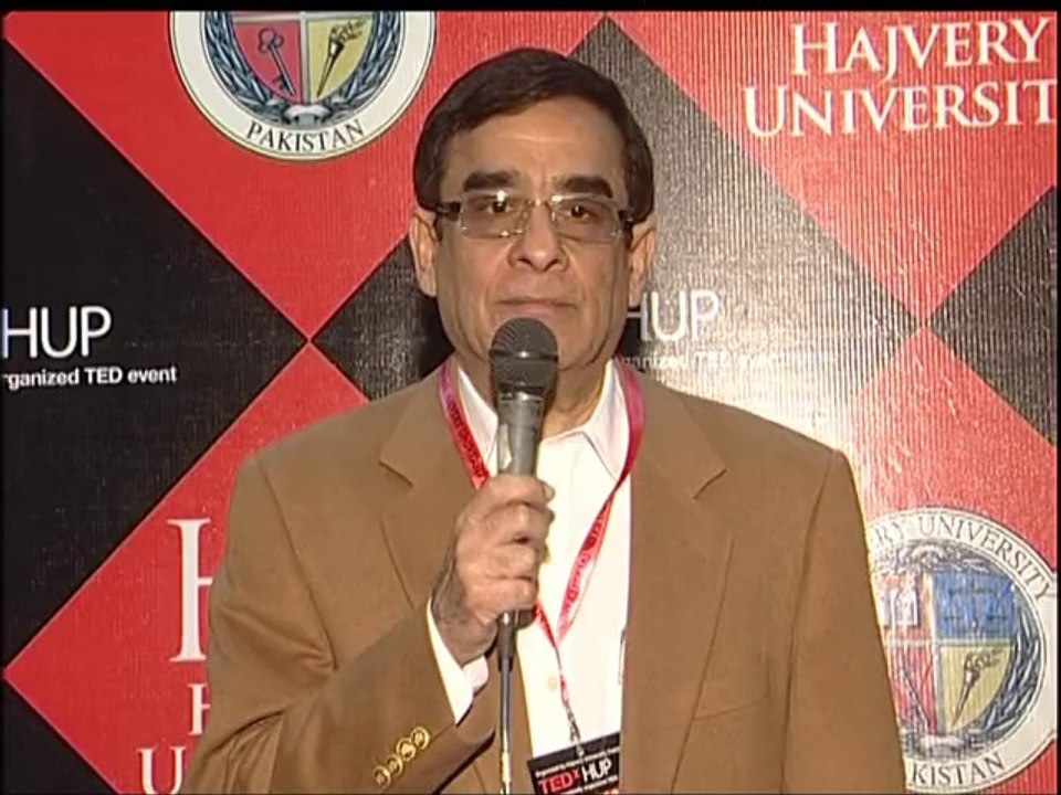 TEDxHUP - Dr. Javaid Laghari - Chairman HEC at Hajvery University