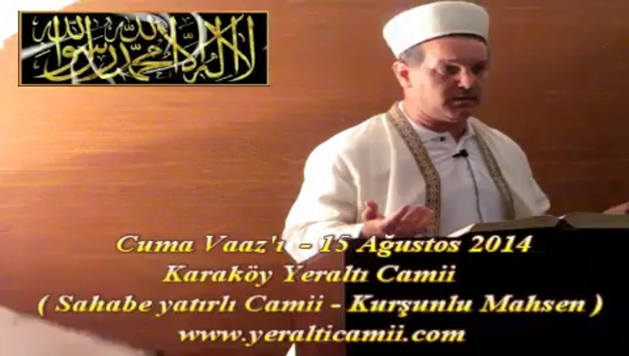 Cuma Vaaz'ı Yeraltı Camii İmam Hatibi / Hafız Ümit AYDIN