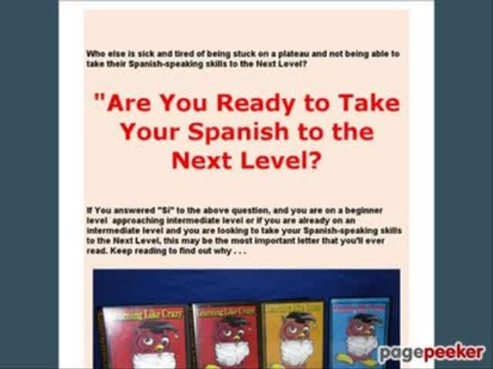 Learning Spanish Like Crazy